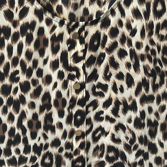 Le Chateau Leopard Blouse S - Picture 2 of 4